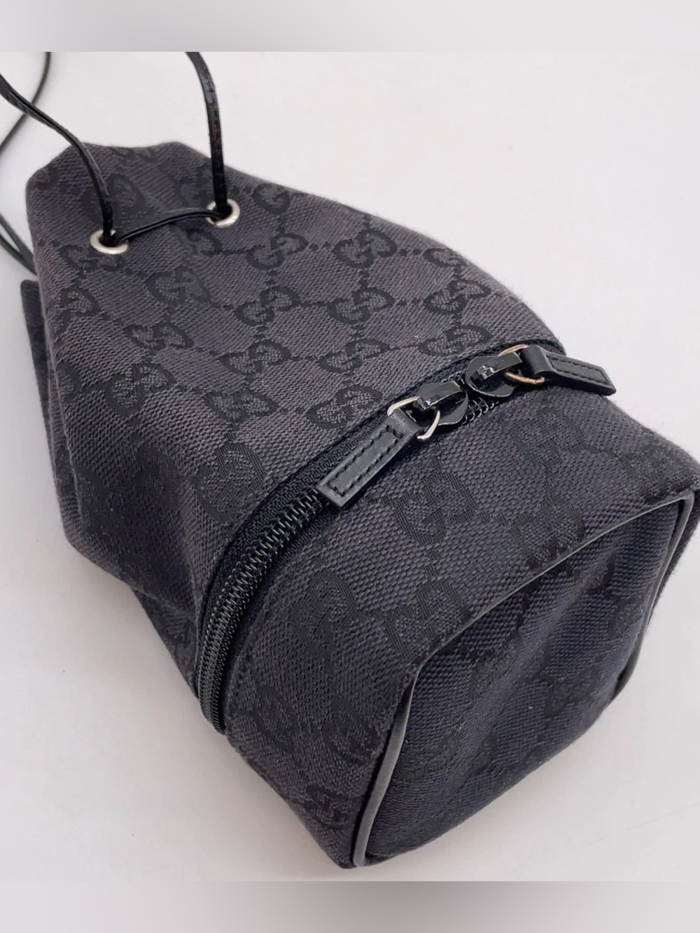 Gucci Black Monogram Mini Classic Bag